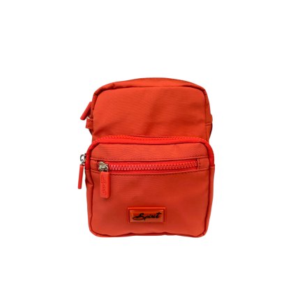 Spirit Cabot Flame Orange Triple Zip Crossbody Bag Spirit Cabot Flame Orange Triple Zip Crossbody Bag