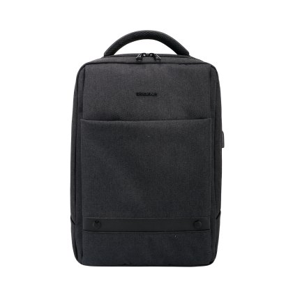 David Jones Black Fabric Backpack David Jones Black Fabric Backpack