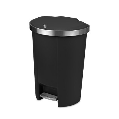 Addis Mode Black 50L Pedal Bin Addis Mode Black 50L Pedal Bin
