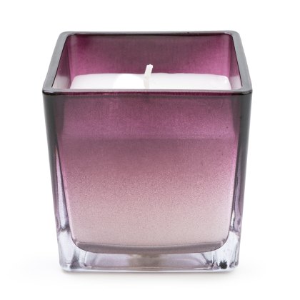 Candlelight Opulence Square Candle Ombre Plum Candlelight Opulence Square Candle Ombre Plum
