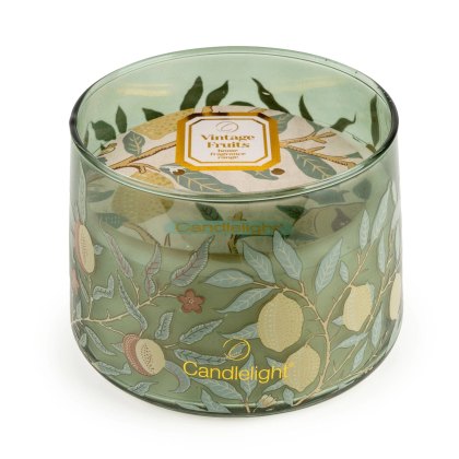 Morris & Co Vintage Fruits Tapered Candle Morris & Co Vintage Fruits Tapered Candle