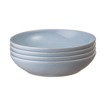 Denby Sky Blue Set of 4 Pasta Bowls Denby Sky Blue Set of 4 Pasta Bowls