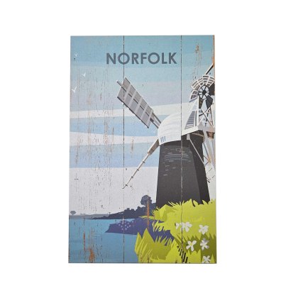 Zippy & George Norfolk Grey Windmill Plaques Zippy & George Norfolk Grey Windmill Plaques