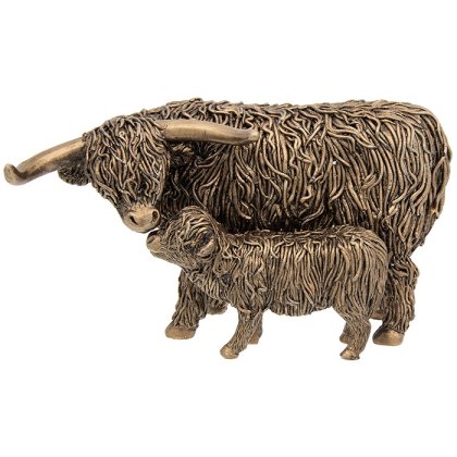 Joe Davies Bronze Highland Cow & Calf Small Joe Davies Bronze Highland Cow & Calf Small