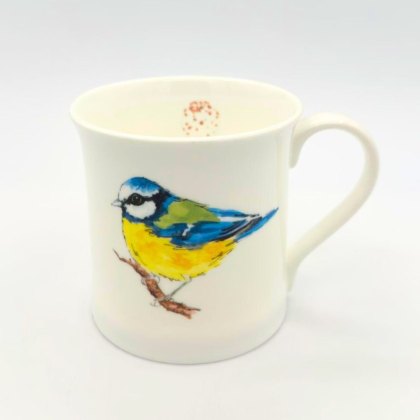 Just Mugs Bird Motifs Blue Tit Devon Mug Just Mugs Bird Motifs Blue Tit Devon Mug