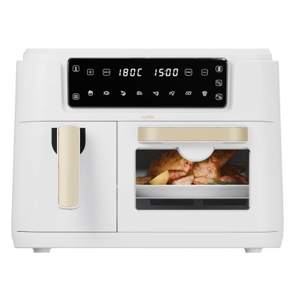 Cello White Dual Zone Air Fryer with Oven Cello White Dual Zone Air Fryer with Oven