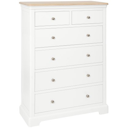 Broadway 2 Over 4 Chest in White Broadway 2 Over 4 Chest in White