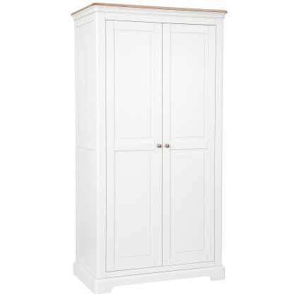 Broadway Double Wardrobe in White Broadway Double Wardrobe in White