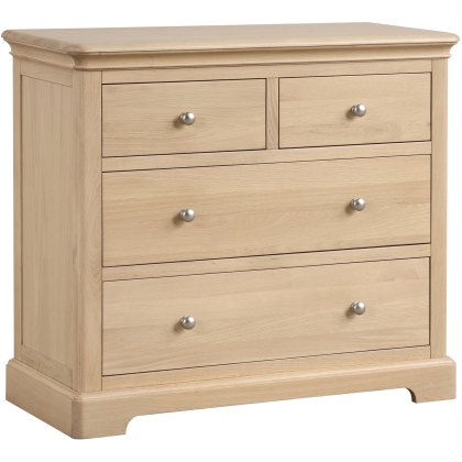 Broadway 2 Over 2 Drawer Chest in Oak Broadway 2 Over 2 Drawer Chest in Oak