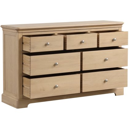 Broadway 3 Over 4 Drawer Chest in Oak Broadway 3 Over 4 Drawer Chest in Oak