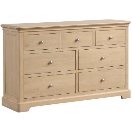 Broadway 3 Over 4 Drawer Chest in Oak Broadway 3 Over 4 Drawer Chest in Oak