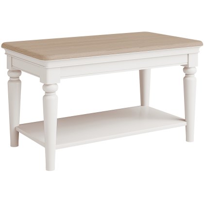 Broadway Coffee Table with Shelf in Grey Mist Broadway Coffee Table with Shelf in Grey Mist