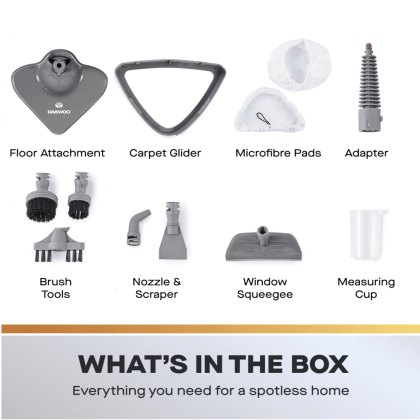 Daewoo Handheld 12 in 1 Steam Mop Daewoo Handheld 12 in 1 Steam Mop