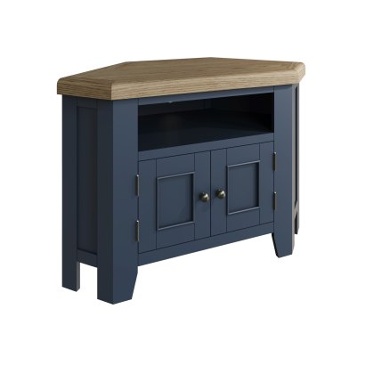 Heritage Editions Blue Corner TV Unit Heritage Editions Blue Corner TV Unit