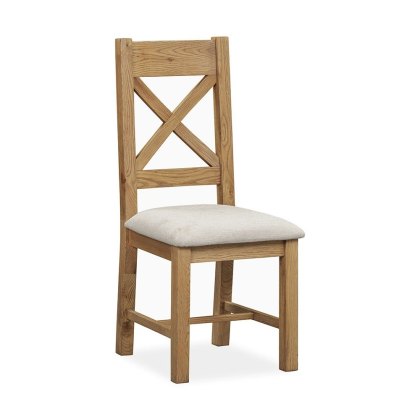 Manor Oak Cross Back Dining Chair Manor Oak Cross Back Dining Chair