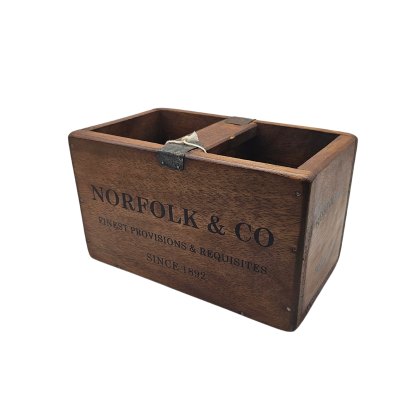 Norfolk & Co Small Vintage Aldiss Storage Crate Norfolk & Co Small Vintage Aldiss Storage Crate
