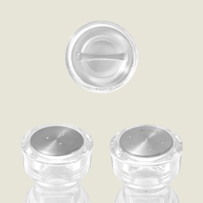 Cole & Mason London Acrylic Salt & Pepper Shaker Set Cole & Mason London Acrylic Salt & Pepper Shaker Set