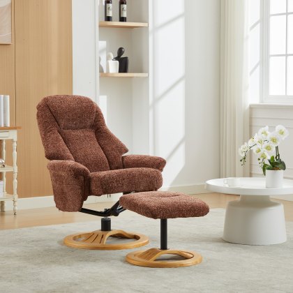 Aruba Chair and Stool Set in Copper Blush Aruba Chair and Stool Set in Copper Blush