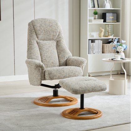 Aruba Chair and Stool Set in Frost Aruba Chair and Stool Set in Frost