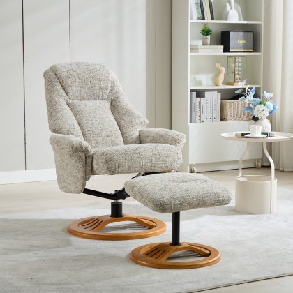 Aruba Chair and Stool Set in Frost Aruba Chair and Stool Set in Frost