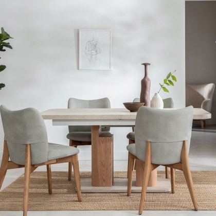 Arlo 1.6m Extending Dining Table & 4 Spencer Chairs Arlo 1.6m Extending Dining Table & 4 Spencer Chairs
