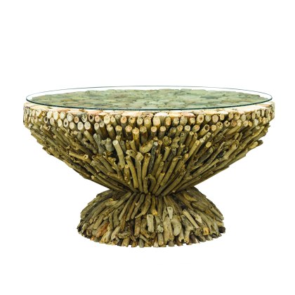 Driftwood Round Coffee Table Driftwood Round Coffee Table