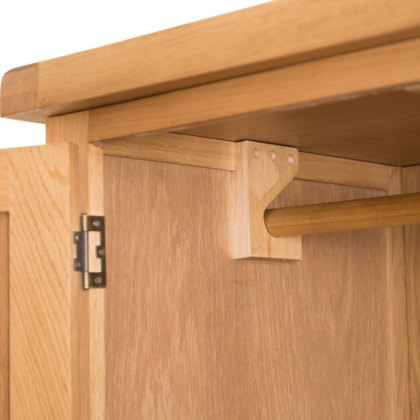 Norfolk Oak Large 2 Door Wardrobe Norfolk Oak Large 2 Door Wardrobe