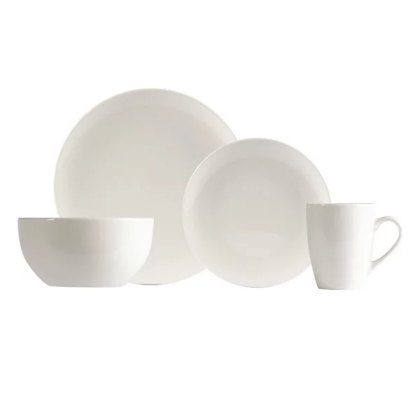 Carnaby Islington 16 Piece White Porcelain Dinner Set Carnaby Islington 16 Piece White Porcelain Dinner Set