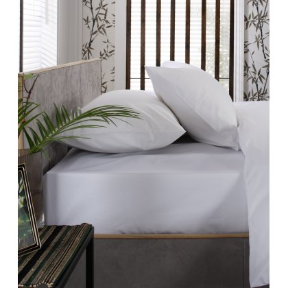 The Lyndon Company Nordcliff White Standard Pillowcase Pair The Lyndon Company Nordcliff White Standard Pillowcase Pair