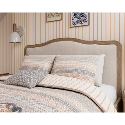 Helena Springfield - Harvest Moon Collection - Folk Stripe Graphite Copper Duvet Cover Set Helena Springfield - Harvest Moon Collection - Folk Stripe Graphite Copper Duvet Cover Set