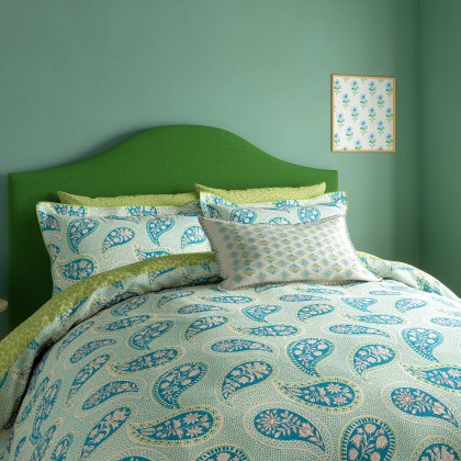 Land & Shore Melody Green Duvet Cover Set Land & Shore Melody Green Duvet Cover Set