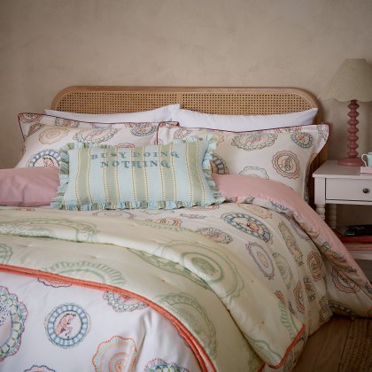 Yvonne Ellen Vintage Plates Multi Duvet Cover Set Yvonne Ellen Vintage Plates Multi Duvet Cover Set