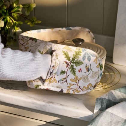 Sophie Allport Orchard Birds Double Oven Glove Sophie Allport Orchard Birds Double Oven Glove