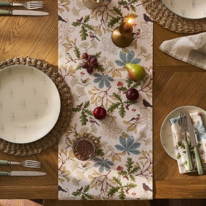 Sophie Allport Orchard Birds Table Runner Sophie Allport Orchard Birds Table Runner
