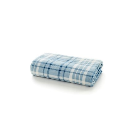 Deyongs Snuggle Touch Check Throw Ocean Deyongs Snuggle Touch Check Throw Ocean