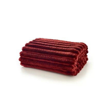Deyongs Alnwich Ribbed Throw Merlot Deyongs Alnwich Ribbed Throw Merlot