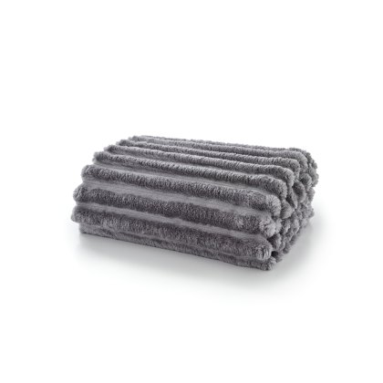 Deyongs Alnwich Ribbed Throw Dove Grey Deyongs Alnwich Ribbed Throw Dove Grey