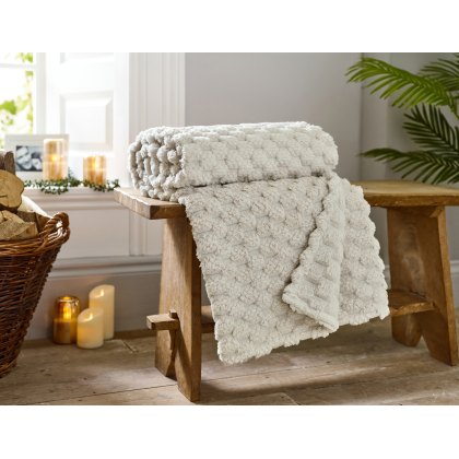 Deyongs Featherstone Fleece Throw Steel Grey Deyongs Featherstone Fleece Throw Steel Grey