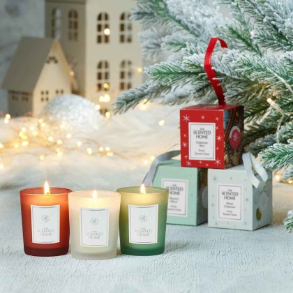 The Scented Home White Christmas Scented Votive Candle The Scented Home White Christmas Scented Votive Candle