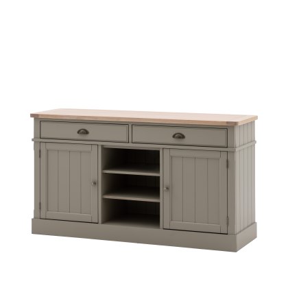 Gallery Direct Eton 2 Door 2 Drawer Sideboard in Prairie Gallery Direct Eton 2 Door 2 Drawer Sideboard in Prairie
