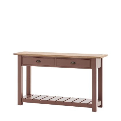 Gallery Direct Eton 2 Drawer Console Table in Clay Gallery Direct Eton 2 Drawer Console Table in Clay