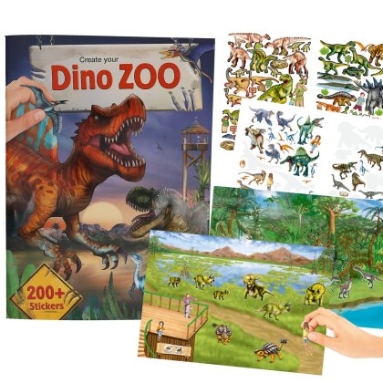 Dino World Create your Dino Zoo Sticker Book Dino World Create your Dino Zoo Sticker Book