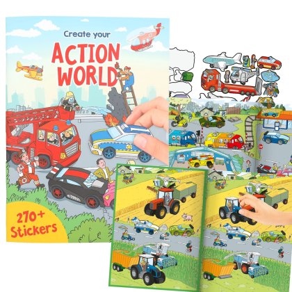Dino World Create your Action World Sticker Book Dino World Create your Action World Sticker Book