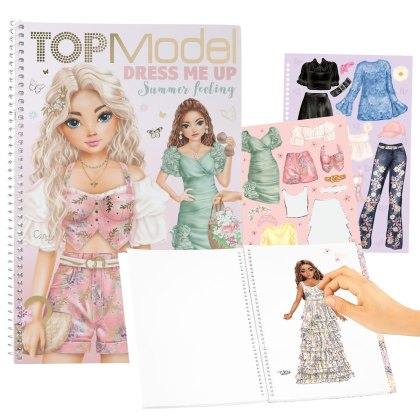 Topmodel Dress Me Up Big Summer Feeling Sticker Book Topmodel Dress Me Up Big Summer Feeling Sticker Book