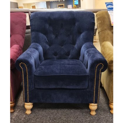 Alexander & James Sofia Chair in Oasis Navy Alexander & James Sofia Chair in Oasis Navy