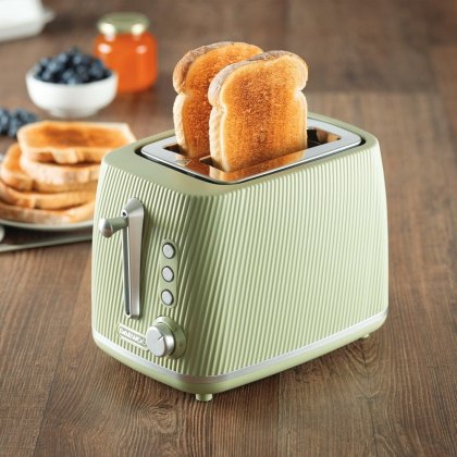 Daewoo Cascade 2 Slice Toaster Sage Daewoo Cascade 2 Slice Toaster Sage