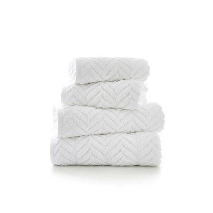 The Lyndon Company Catalonia White Towels The Lyndon Company Catalonia White Towels