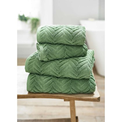 The Lyndon Company Catalonia Green Towels The Lyndon Company Catalonia Green Towels