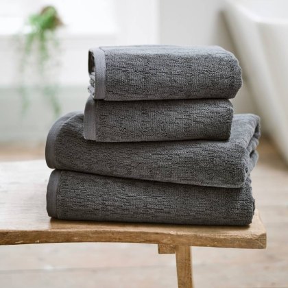 The Lyndon Company Linwood Charcoal Towels The Lyndon Company Linwood Charcoal Towels