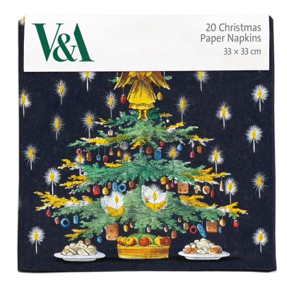 Museum & Galleries Christmas Tree and Toys Napkins Pack of 20 Museum & Galleries Christmas Tree and Toys Napkins Pack of 20